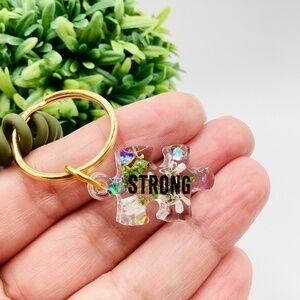 Keychain for Autism Awareness